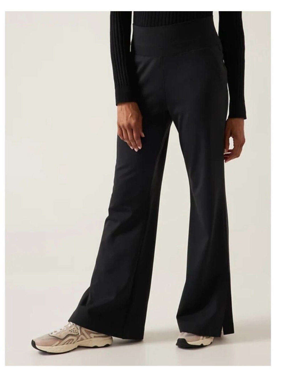 Athleta Venice Flare Pants Black Size Medium